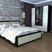 Dormitor Torino cu pat cu somiera metalica rabatabila 160x200 cm wenge / ladin